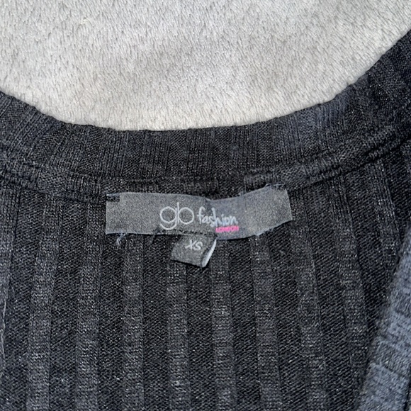 Black Button Up Tank Top - Picture 3 of 3